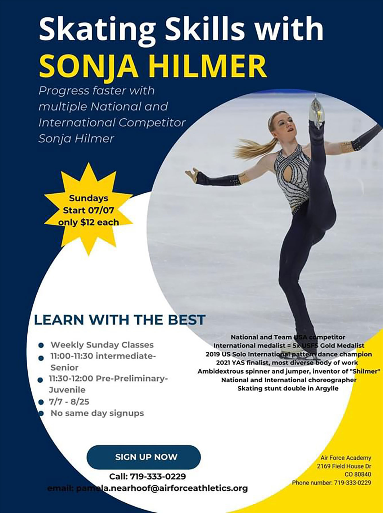 Skating Skills with Sonja Hilmer